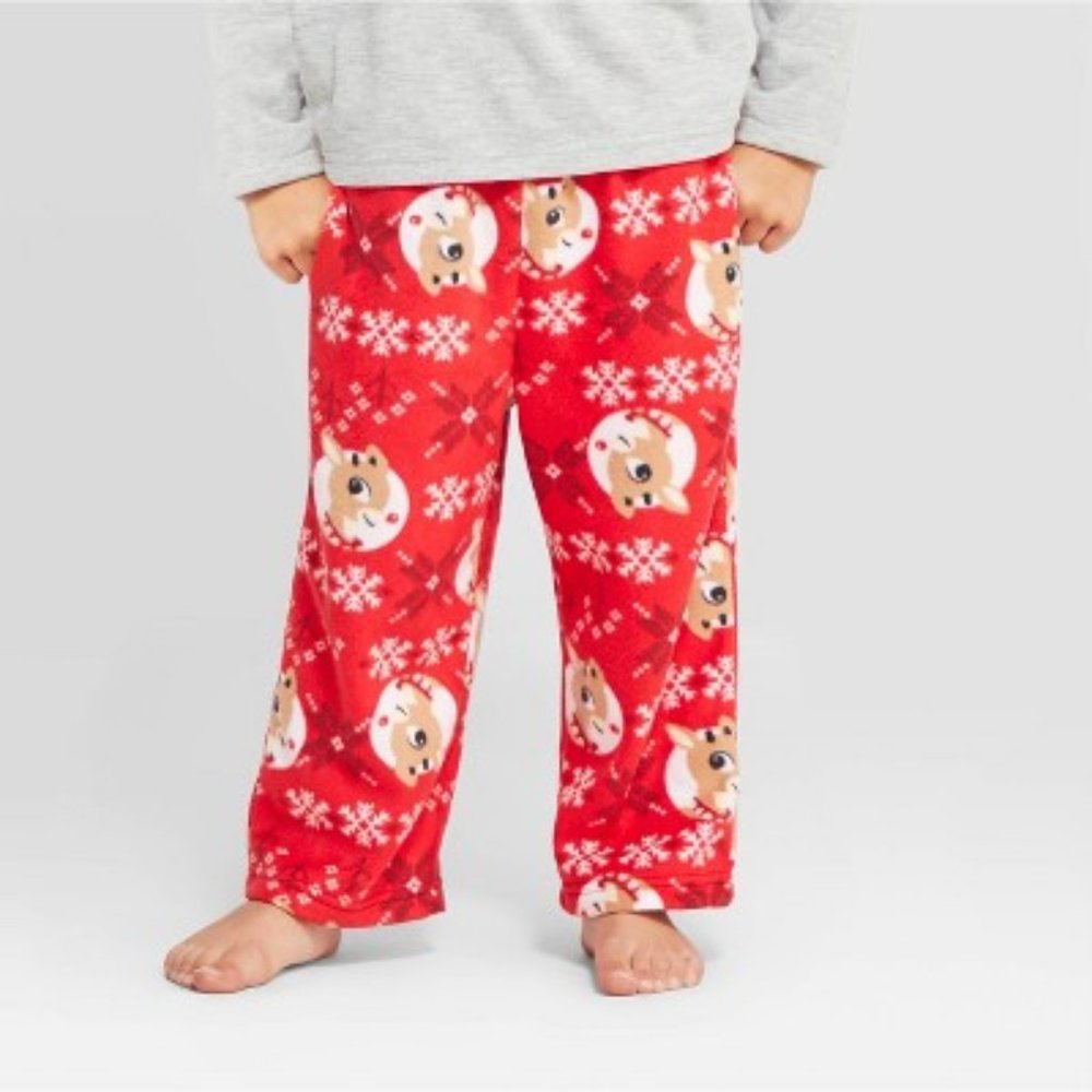 Rudolph the Red-Nosed Reindeer Fleece PJ Pants NWT